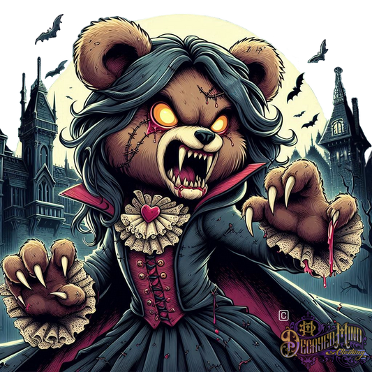 Lady Drusilla Vampire Design Heavy Blend Hoodie – Soft & Cozy