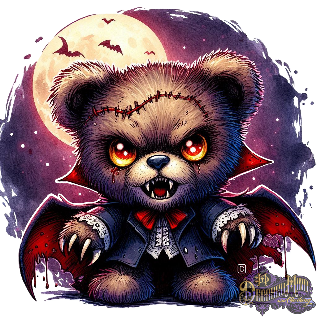 Lord Smallfry the Dead Teddy Vampire Hoodie – Cozy Blend with Unique Design
