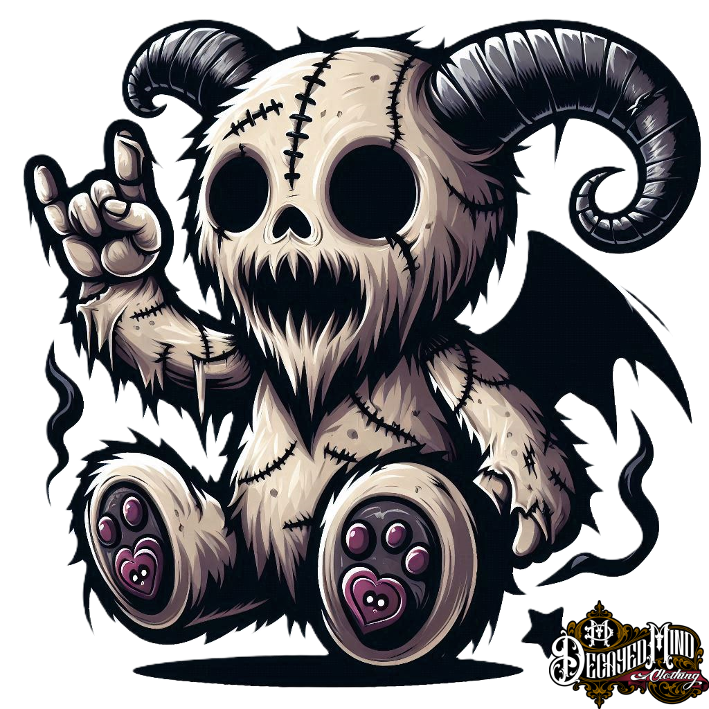 OZZY The Baphomet Dead Teddy, Classic Unisex Pullover Hoodie