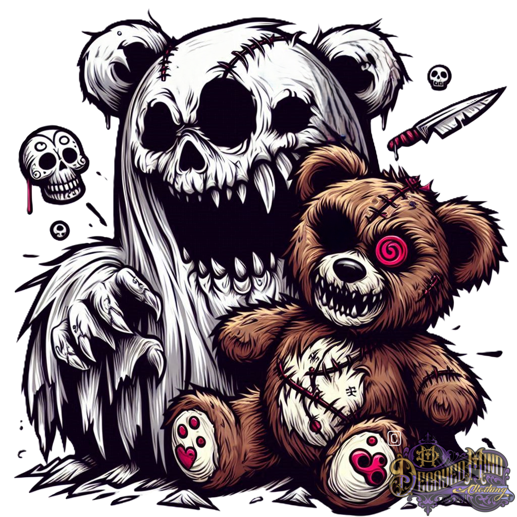 Poltbeargeist Dead Teddy Hoodie – Spooky Blend for Dream Haunting